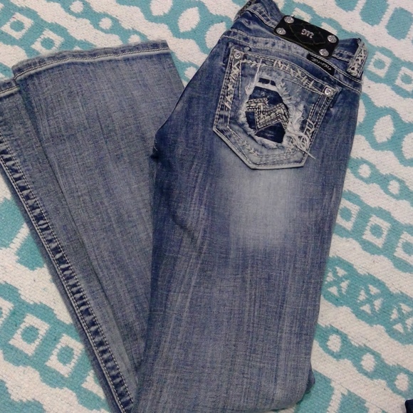 Miss me distressed  jeans sz 26 - Picture 1 of 3